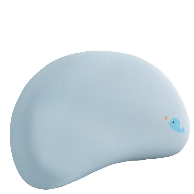 凉感冰丝儿童枕套月牙硅胶婴儿宝宝枕头套58x35 夏季睡眠N3方程式