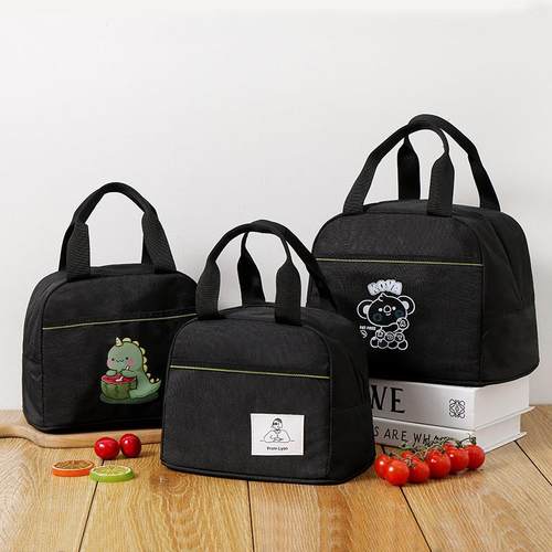 加固耐用铝箔防水牛津布手提便当包加厚保温保鲜带饭包学生便当盒