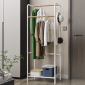 不占地挂衣架落地卧室窄小型家用房间加粗结实耐用创意转角衣帽架