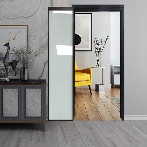 双层玻璃推拉pd门卫生间厨房平开一体门PT折叠厕所门阳台无轨移门