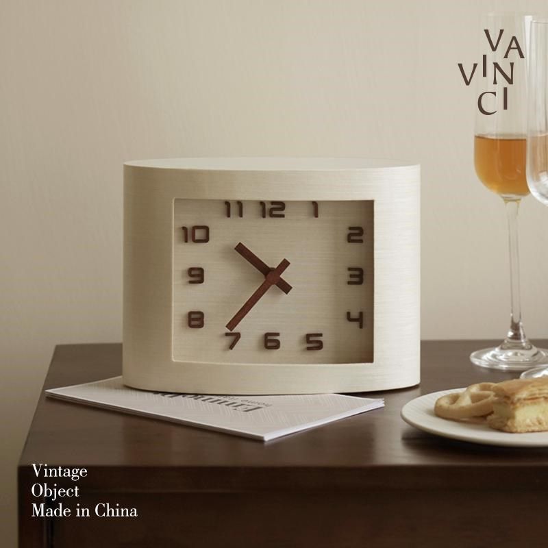 梵其现代轻奢实木座钟静音时钟高级感客厅卧室床头柜台钟装饰摆件,家居饰品,座钟,淘宝优惠券,粉丝福利购,淘宝优惠卷