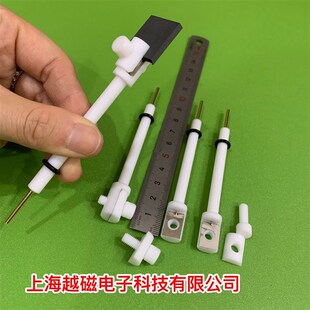 JJ110四氟電極夾 鉑片工作電極夾 內(nèi)置10 0.1mm金屬非金屬片夾
