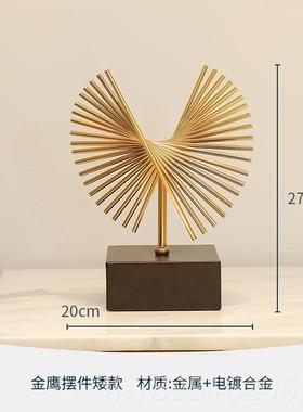 高档现代奢风档摆件视创意办高公室桌面轻北欧客厅电柜酒柜家居装
