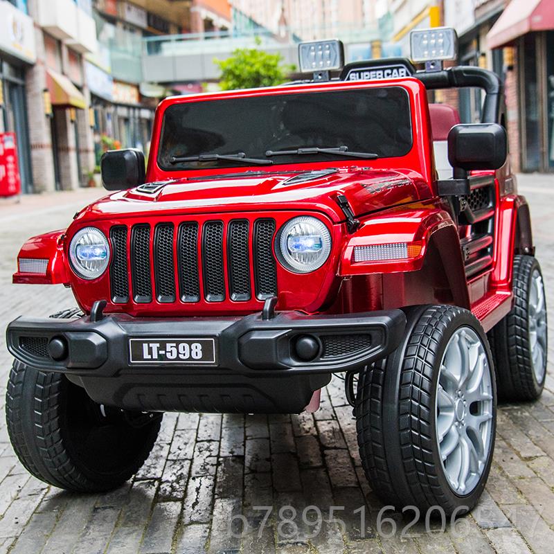 高档婴儿童电动车四轮宝宝遥控车小孩带摆可摇坐双汽人四驱越野幼