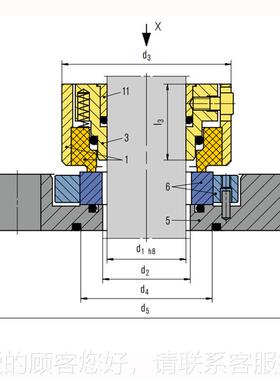 SECCOMIX机械密封11-SECCMOIX41L21/80-ES6273密610机械封量大价