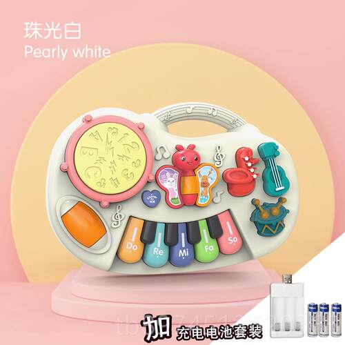 正品童电子琴宝宝益智玩具儿多功能电话机琴早教器音钢乐婴幼儿礼