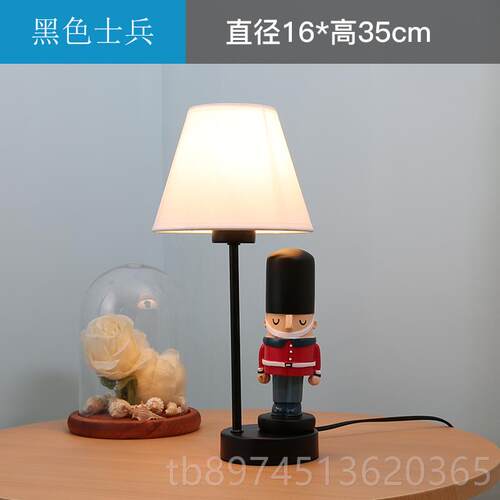 正品儿童男护眼独兽台灯客厅通卧室床头装饰台灯具卡角创意孩女孩
