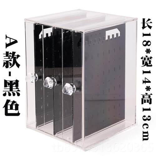 正品耳环子耳钉明亚克透力首收纳盒塑料盒耳饰整理收纳盒饰品展示