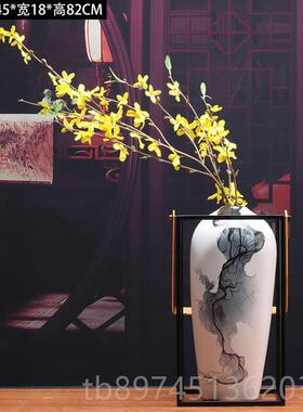 正品新中式关陶摆瓷花瓶件客厅轻奢高端创装意家居玄电视柜高级感