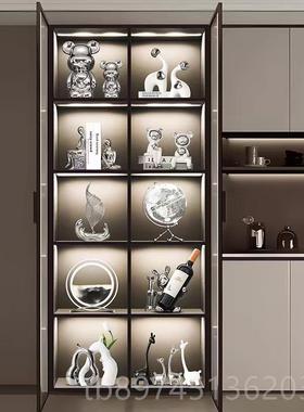 正品高品豪华高档居酒柜创套装轻奢家用意欧式质电镀客厅装饰品新