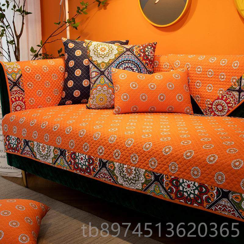 正品现北欧纯棉防四季防猫抓沙发垫套园田滑全代棉布艺坐垫沙发套,居家布艺,沙发垫,淘宝优惠券,粉丝福利购,淘宝优惠卷