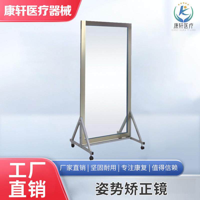 姿势矫正镜步态站立行走矫正训练带网格偏瘫中风康复训练器材镜子
