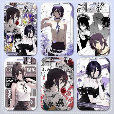 校园卡饭卡电锯人蕾塞卡套水卡地铁卡工作牌门禁卡学生卡硬保护套厂牌挂脖卡套高颜值ins伸缩