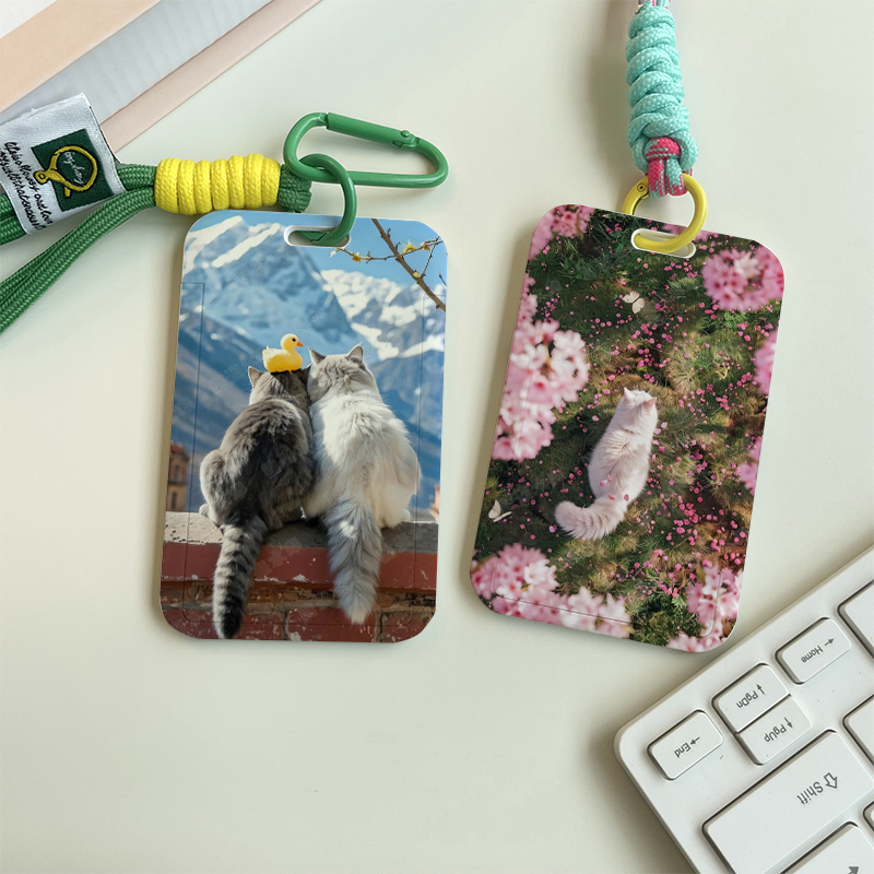 惊艳猫猫可爱创意ins风卡套门禁