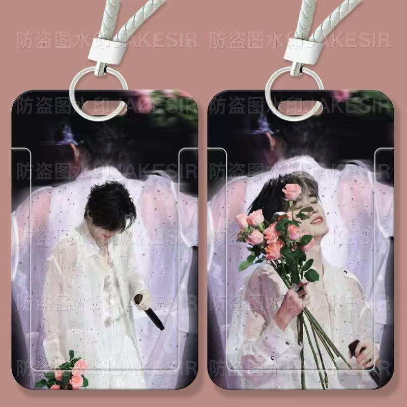 宋亚轩氛围感学生滑盖卡套饭卡公交卡身份证件保护套门禁校园定制