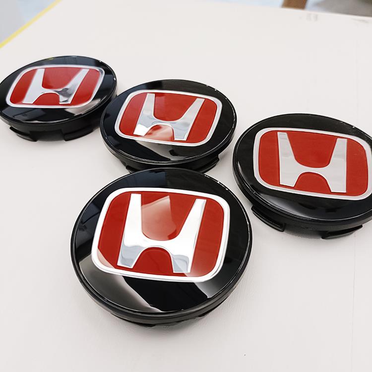 十代思域八代思域改装十代雅阁型格MNV全系水晶镜面轮毂中盖红标