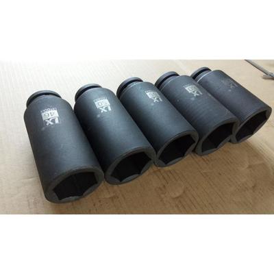 1寸重型加长套筒头扳手气动风炮电动六角套头36 46 50 55 60 65mm