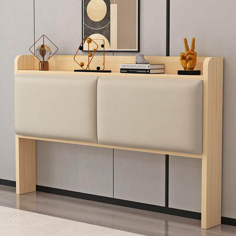 实木床头靠背板双人床头板榻榻米床头单买 简约款欧式软包床头定