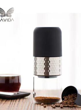 LAVIDA电动磨豆机G1磁吸充电家用小型全自动咖啡豆研磨机方便便携