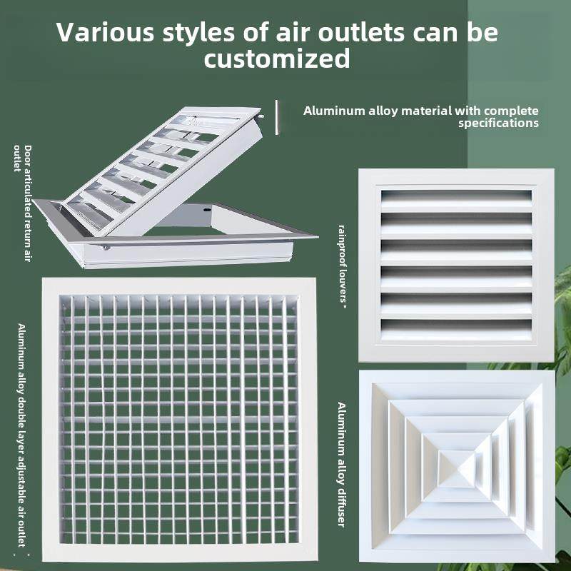 铝合金中央空调出风口回风出风口排风检查口防雨百叶扩散器门合页,电子/电工,室内新风系统,淘宝优惠券,粉丝福利购,淘宝优惠卷