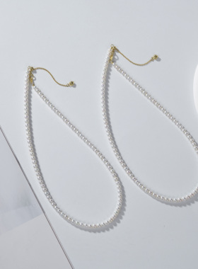 云上叙29 DS63360-淡水珍珠项链-多样性发一件-4mm（甄选）