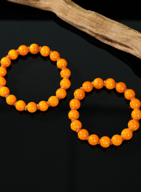 云上叙20 DS32126-蜜蜡单圈手串-多样性发一件-10mm（甄选）