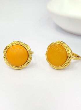 云上叙11 DS59383-蜜蜡戒指-多样性发一件-14mm（甄选）