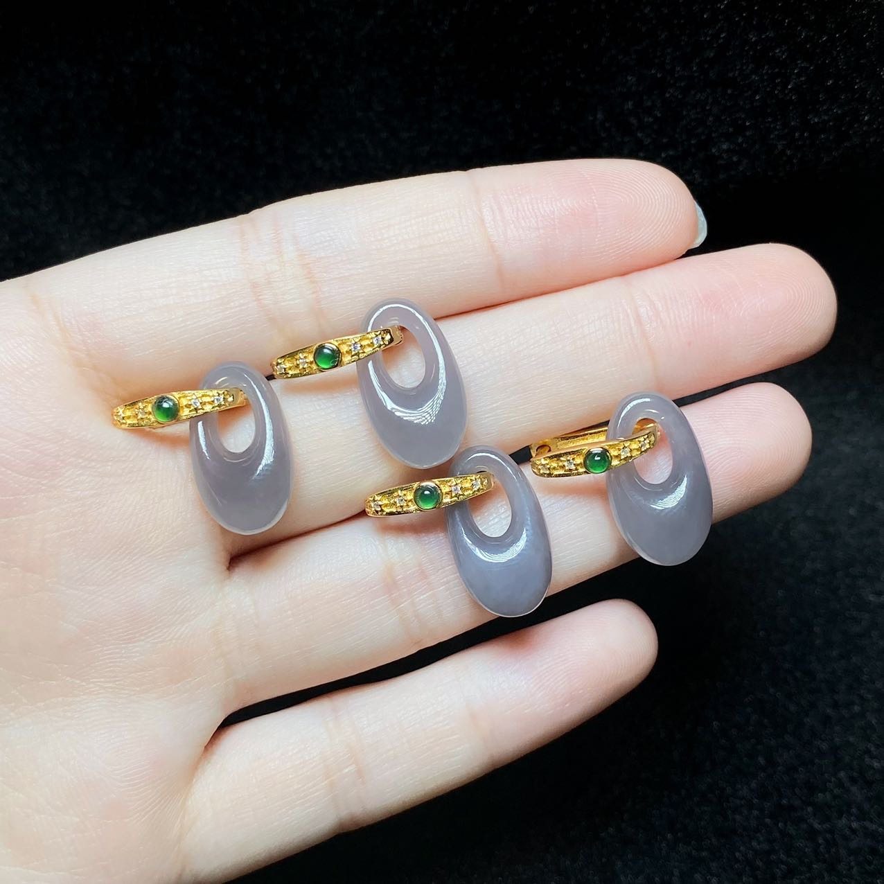 云上叙30 DS80984 和田玉耳扣-多样性发一件-17×10×4mm（甄选）,珠宝/钻石/翡翠,耳饰,淘宝优惠券,粉丝福利购,淘宝优惠卷