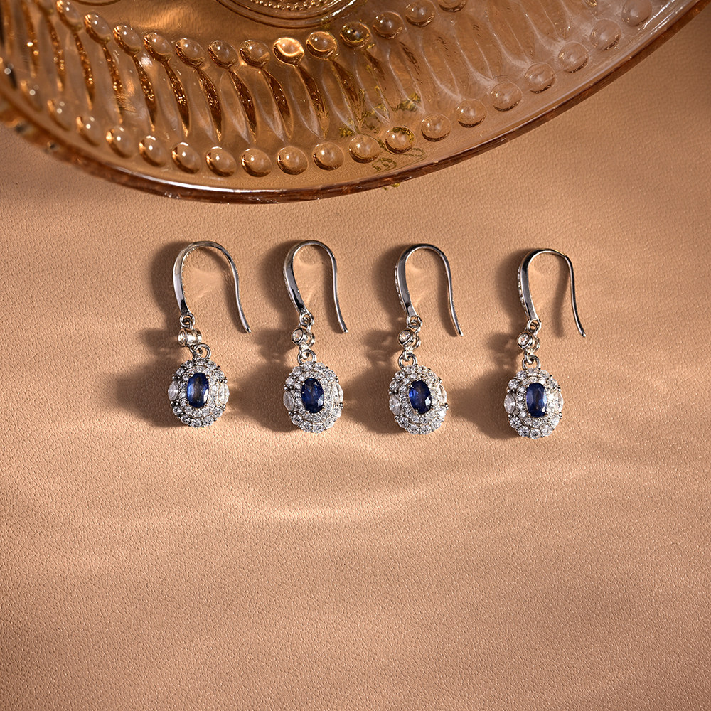 云上叙20 DS61708 蓝宝石耳钩-多样性发-4*2.5mm（甄选）,珠宝/钻石/翡翠,耳饰,淘宝优惠券,粉丝福利购,淘宝优惠卷