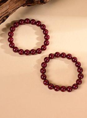 云上叙28 DS42470-朱砂单圈手串-多样性发一件9.5mm（甄选）