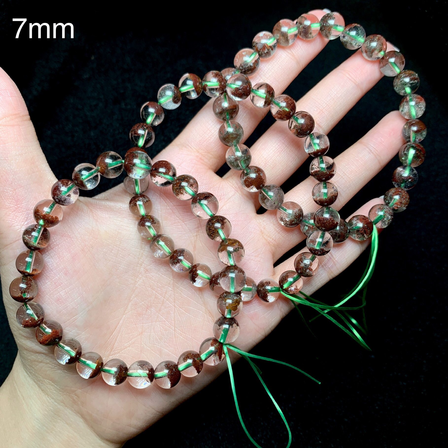 【云上叙】幽灵水晶手串-多样性发其一-7-12mm-V96529-E（商城）