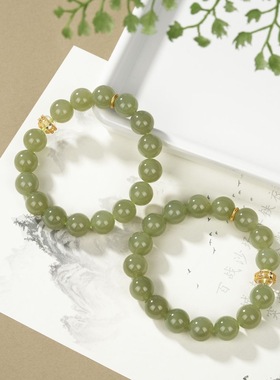 云上叙13 DS50835-和田玉DlY手串多样性发一件 约11.5mm（甄选）