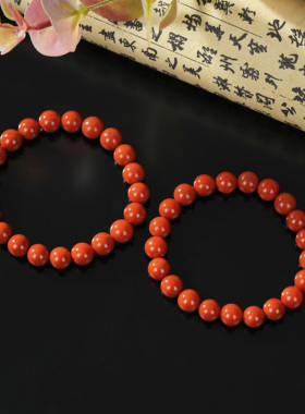 云上叙3 DS30601 -南红单圈手串-多样性发一件-9mm（甄选）