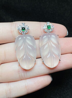 云上叙25 DS43408 玉髓吊坠-多样性发一件-27×16×5mm（甄选）