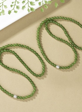 云上叙22 DS86106-和田玉多圈手串-多样性发一件-约6mm （甄选）