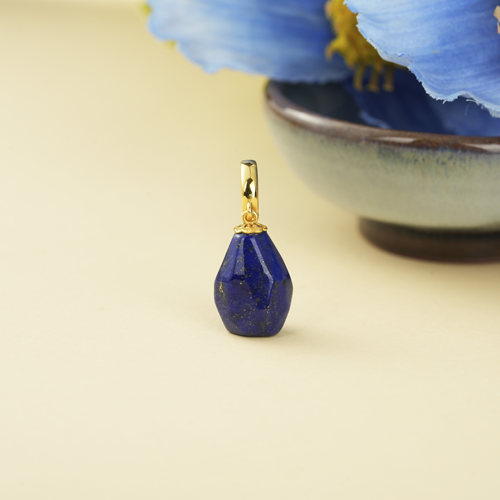 云上叙S925银青金石吊坠-多样性发一件-随型-V11350-E（商城）