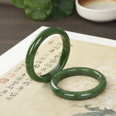 云上叙11 DS00104-和田玉手镯-多样性发一件-10×7.5mm（甄选）