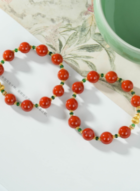 云上叙 17 DS40972 南红DIY手串-多样性发其一-约11mm（甄选）