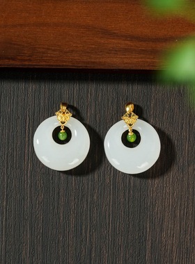 云上叙14 DS01381-和田玉吊坠-多样性发其一-19.5*5mm（甄选）