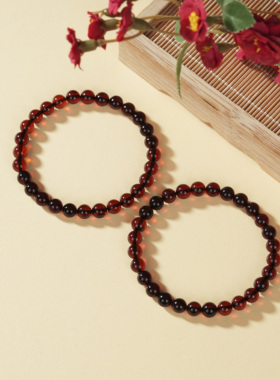 云上叙20 DS91058-琥珀手串-多样性发其一-6mm（甄选）