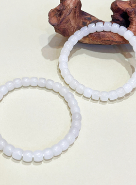 云上叙13 DS90430-和田玉单圈手串-多样性发一件-6.5mm（甄选）