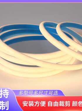 LED硅胶D型低压灯带2834低压12V/24V霓虹造型户外防水软灯带