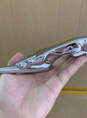 适用于捷豹机盖JAGUAR机头盖标捷豹立标XJ XF F-TYPE改装金属立标