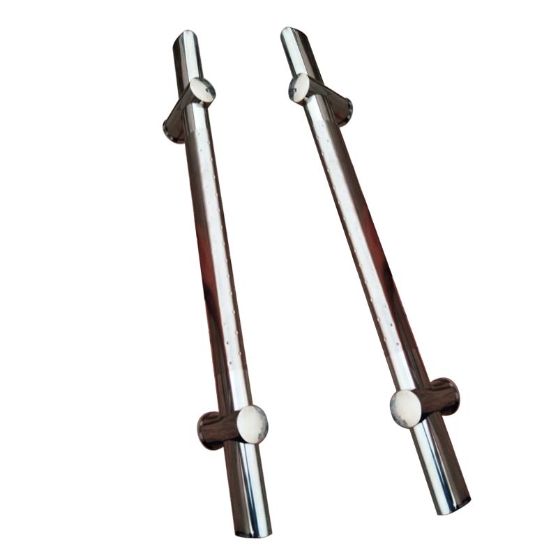 不锈钢把手农村大铁门单面大拉手木门玻璃门前后对装孔距随意调节