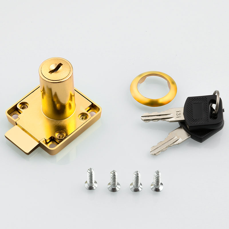 办公桌抽屉防盗锁办公室加长锁芯家用衣柜锁柜门文件柜吧台抽屉锁