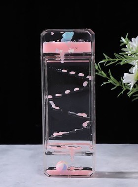 卡通长方形水滴油滴沙漏油滴桌面装饰摆饰学生生日礼物儿童节礼品