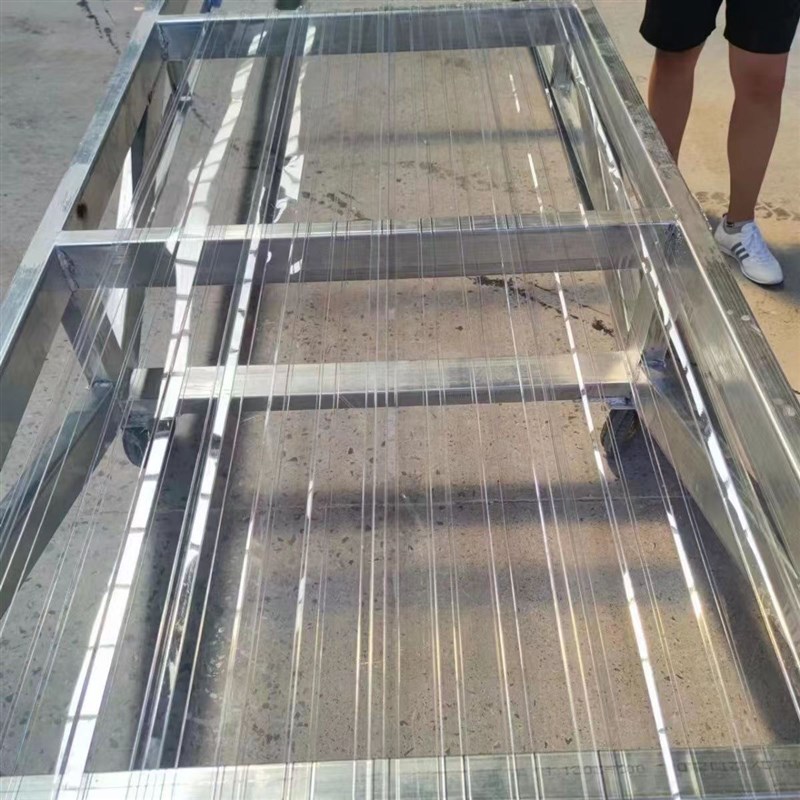 pc透明瓦采光瓦全透明阳光板耐力板玻璃钢瓦楞板雨棚阳光房塑料瓦
