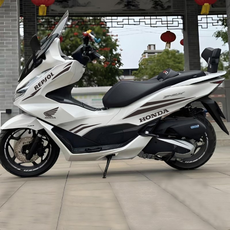 适用于本田PCX160摩托车贴纸拉花版画防水反光个性车身创意贴花