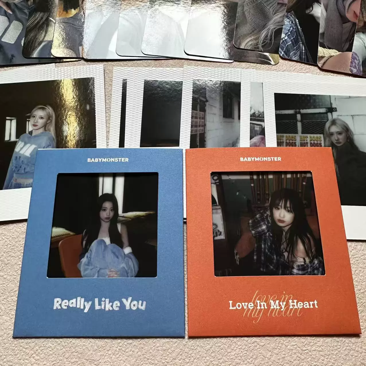 Плакат/фото Frame для BabyMonster Seoul Week Photo Frame BabyMonster Seoul Week Postcard Photo Card Polaroid