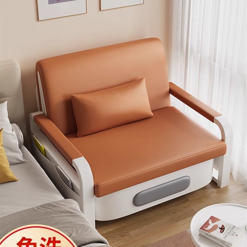 万羽单人沙发床折叠两用小户型折叠床阳台办公室多功能简易单人床